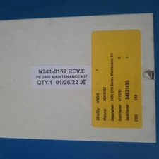 Perkin Elmer N210152 Rev E, PE 2400 Series Maintenance Kit Only $695, MSRP $1493