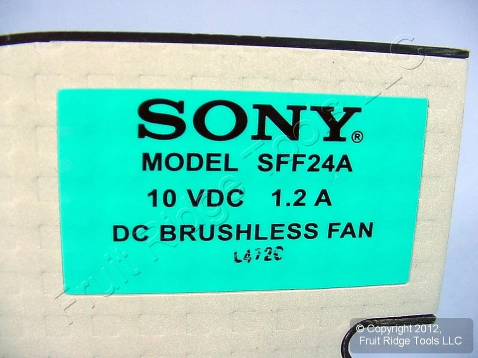 Sony SFF24A Brushless Cooling Fan for SXRD 1080p Rear Projection HDTV KDS Models - Image 4 of 4