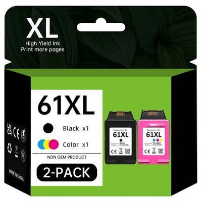 For HP 61XL 61 XL Ink Cartridge for HP ENVY 4500 4501 4502 4504 5530 5531 5535