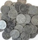 1943-P Steel Pennies Cents 1 Roll of 50 Circulated MINIMAL RUST 1943 Penny