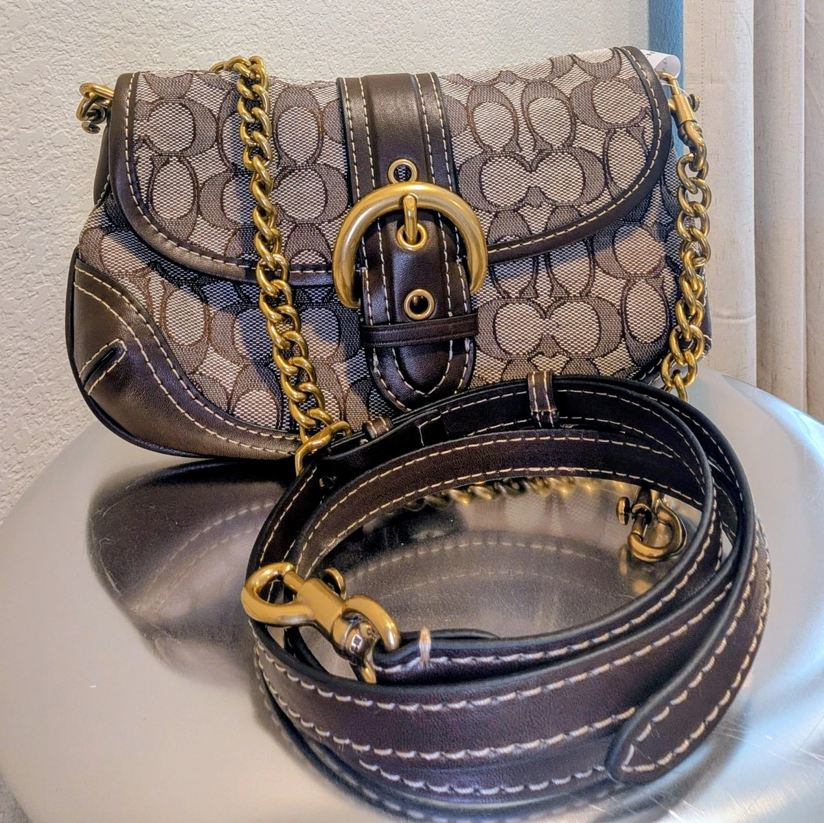 Coach Gold Bags & Handbags for Women for sale - eBay