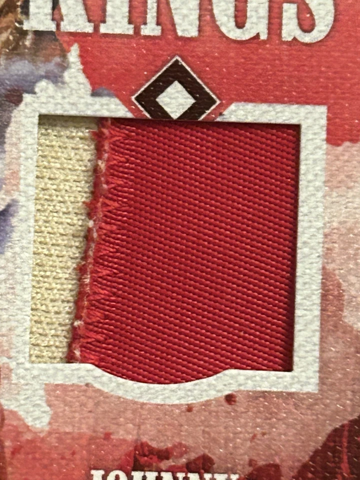 Tarjeta muestra 2018 Panini Jersey King Johnny Bench 1/3 #JK-JO Foto 4 de 4