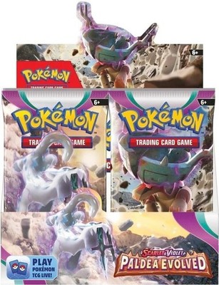 Sealed Paldea Evolved Booster Box Scarlet & Violet SV02 Pokemon -Kid Icarus-