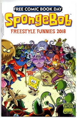SPONGEBOB, NM, FCBD, Freestyle Funnies, 2018, more Promo / items in store