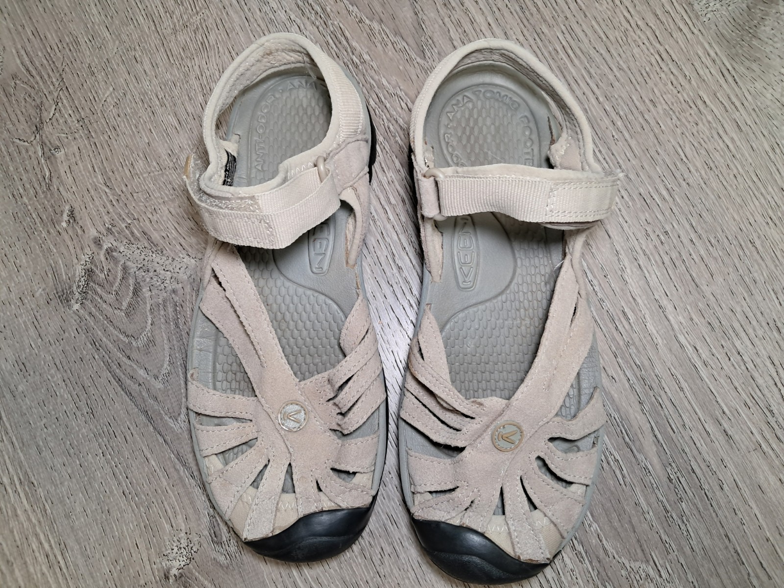 KEEN Sandali Donna Impermeabili Antiodore Anatomici Plantare Grigio Taglia 7