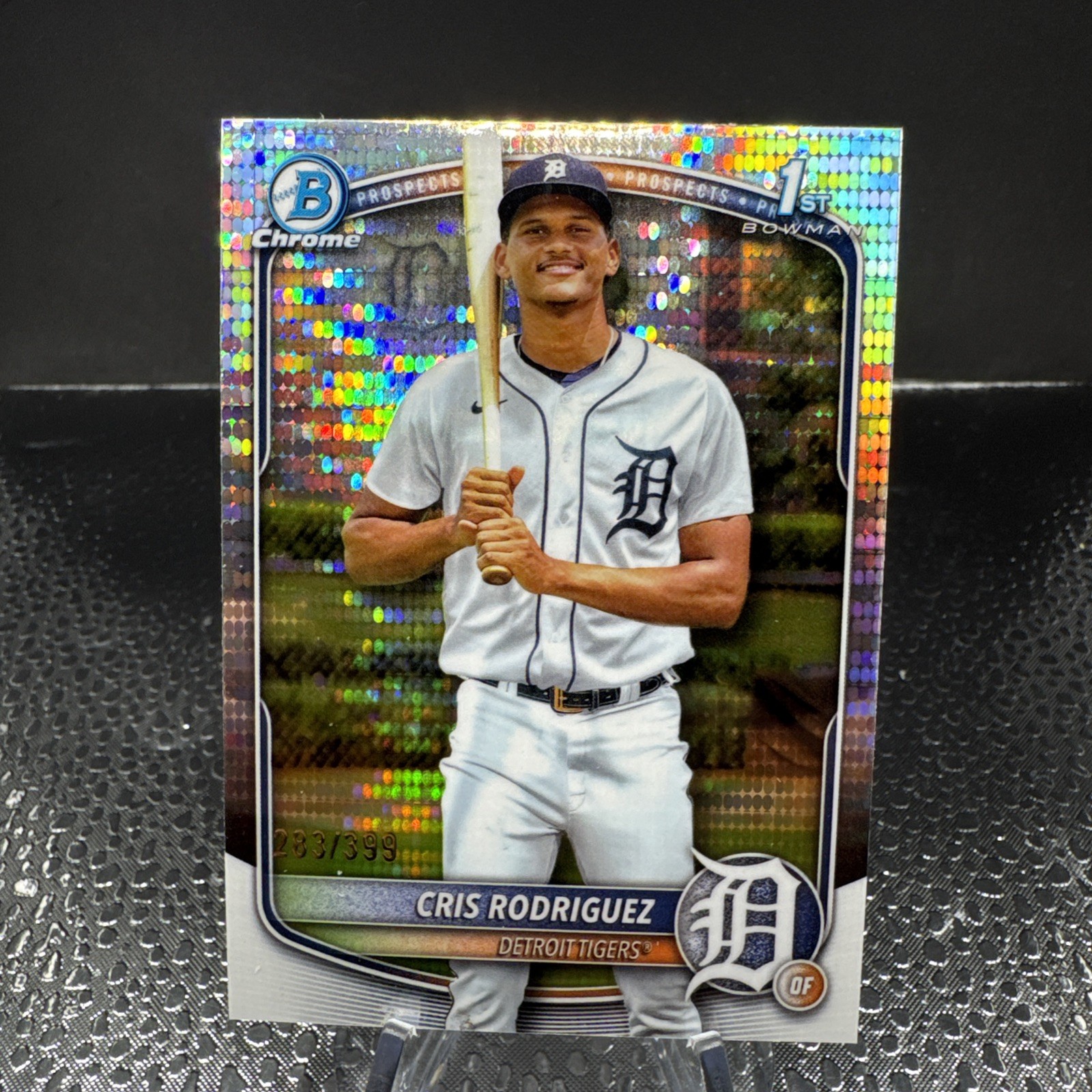 2025 Bowman Chrome Silver Pulsar Cris Rodriguez /399 1st Bowman