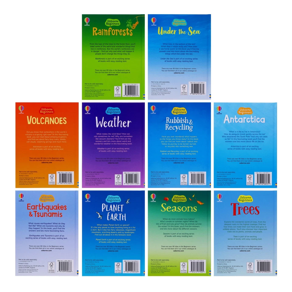 Usborne Beginners Our World Series 10 Books Collection Set - Ages 4+ - Hardback - Image 3 of 4