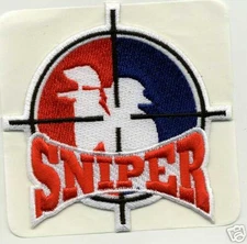 PAINTBALL RWB ** SNIPER ** PATCH Sticker