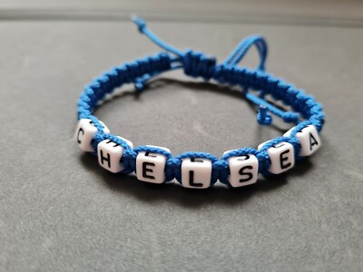 Handmade Football Team Name Bands