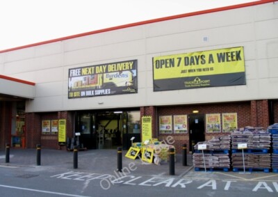 Photo 6x4 B and Q entrance Leicester  c2011