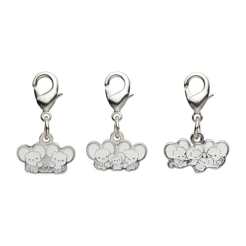 Pokemon Metal Charm 924 925 Tandemaus Maushold Key Chain Pokémon