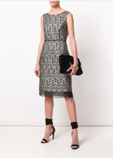 MARC JACOBS Metallic Jacquard Sheath Dress (size 4)