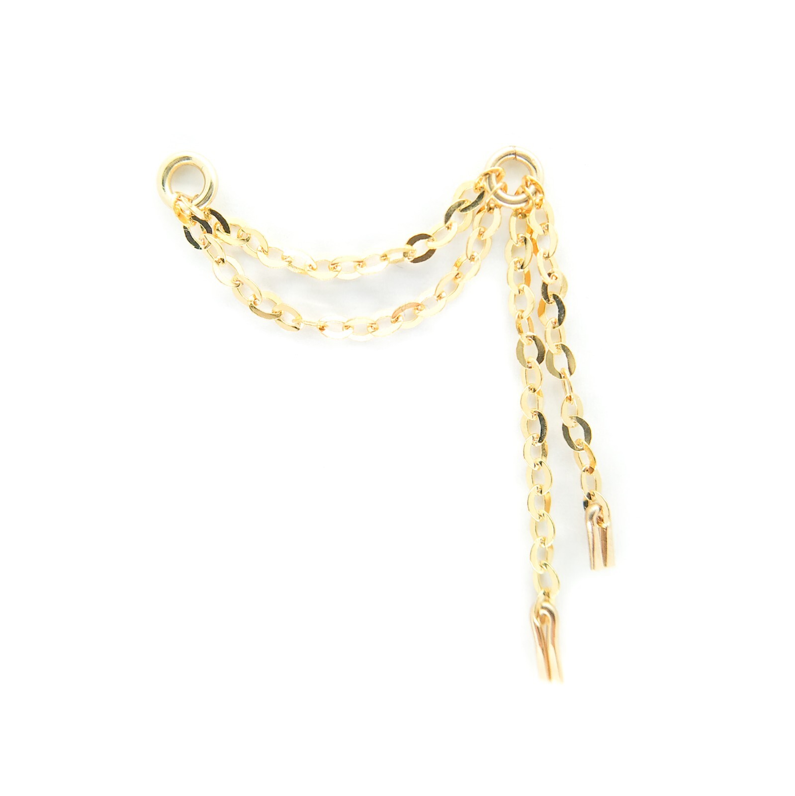 Handmade Piercing Chain Helix Charm Dangle Ear Jewelry Add On Conch Chain Attach