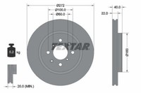 2X Textar 92278203 Bremsscheibe FüR Suzuki
