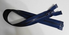 23 inch Navy Blue Vislon 10V YKK Heavy Duty Separating Zipper New 