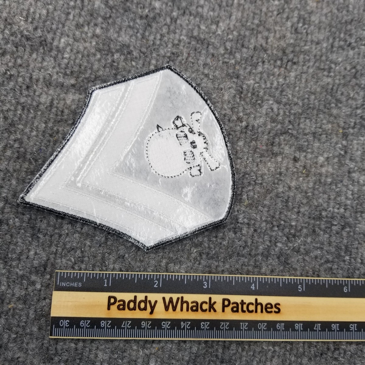 vintage 50s〜60s army skull ワッペンtham-kich vintage 50s〜60s