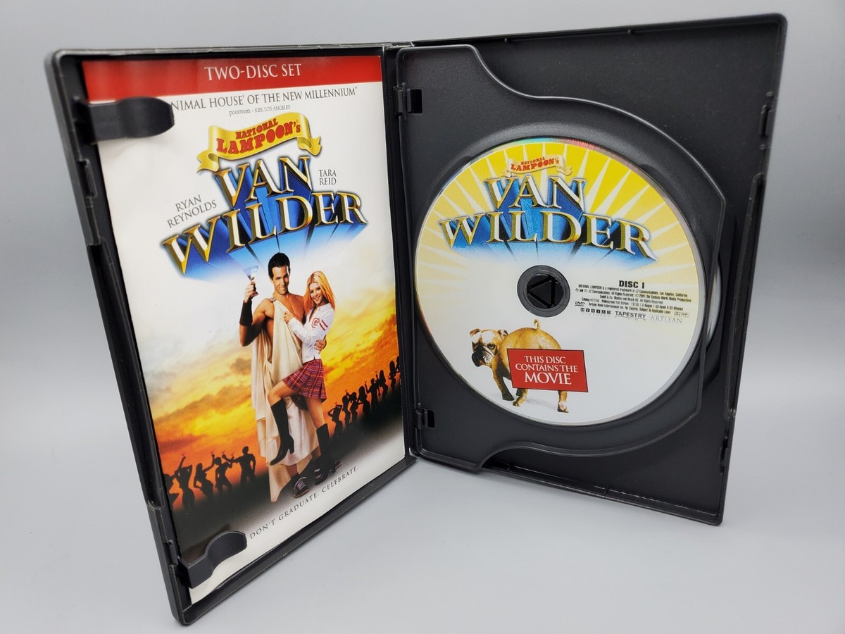 National Lampoon's Van Wilder 2 Disc DVD Set Ryan Reynolds Tara