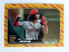 2021 TOPPS TRANSCENDENT VIP RED & YELLOW JONATHAN INDIA RC!! 1/1!! ONLY ONE!!