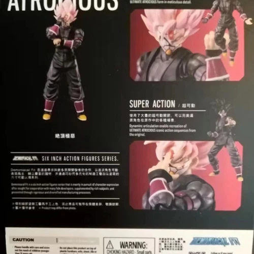 Demoniacal Fit - Ultimate Atrocious Zamas Pink Black Goku 6" Figur AUF LAGER - Bild 3 von 6