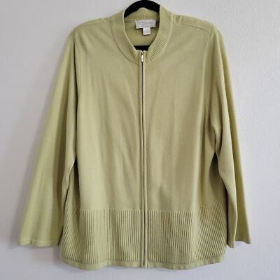C.J. Banks Women's 2X Zip up Cardigan 