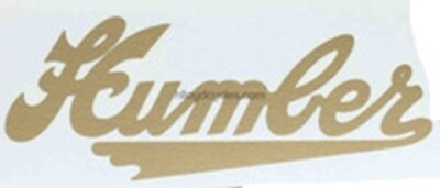 HUMBER Goldschrift