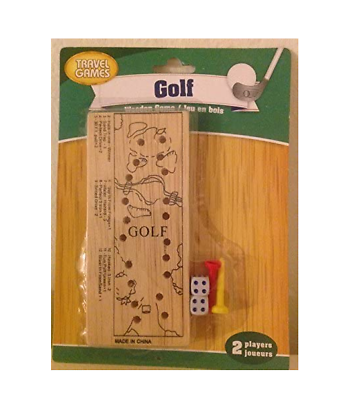 2 Player Golf Peg Game Travel or Home Toy Wooden Course Golfer MIB for sale  online