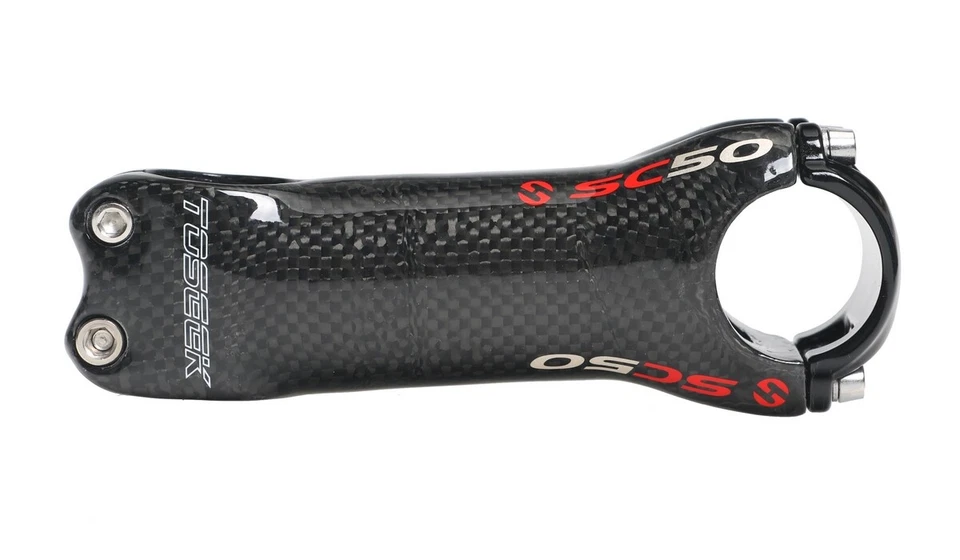 Carbon Fiber Bicycle Stems MTB Road Bike Handlebar Stem ±6° 70-130mm 3K Glossy - Image 4 of 4