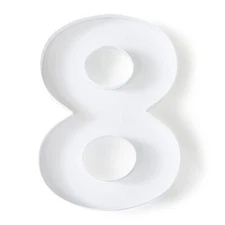 Fillable Cardboard Number Charcuterie Board Box Large Paper Mache Numbers Sha...