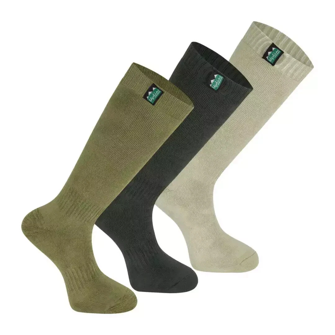 Ridgeline Cotton Work Socks FULL Length 3 Pairs Olive Multi Pack of Three Comfy
Opens in a new windo