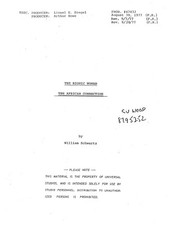 Klassische Schrift The Bionic Woman African Connection Richard Anderson Notes (Kopie)