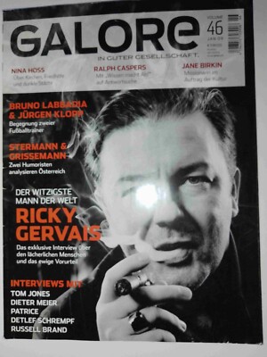 Galore 46 1/2009 Jane Birkin Tom Jones Nina Hoss Ricky Gervais Russell Brand