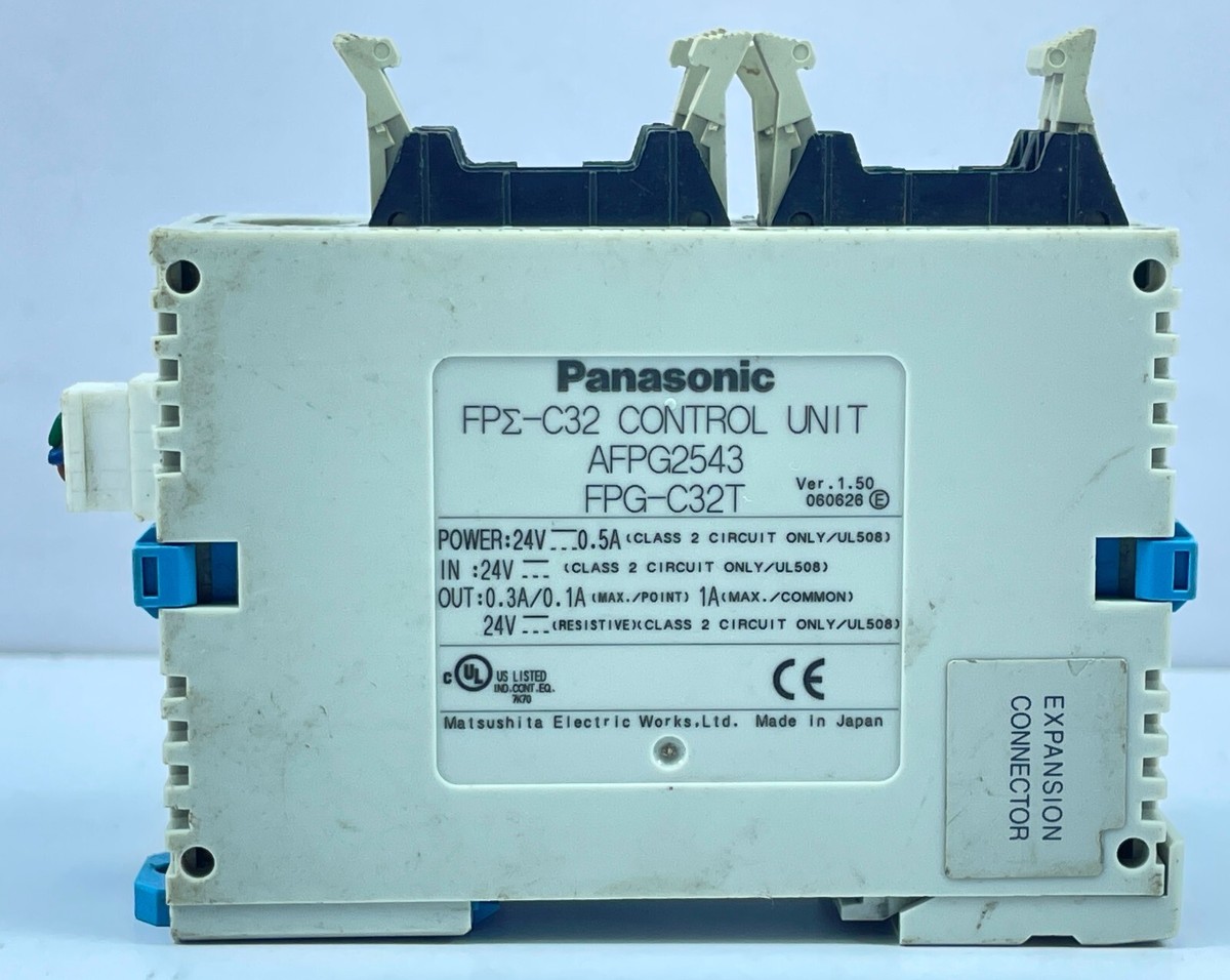 Panasonic FPΣ C32 AFPG2543 FPG-C32T Control Unit | eBay