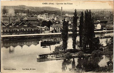 CPA CREIL - Quartier des Fabines (423502)