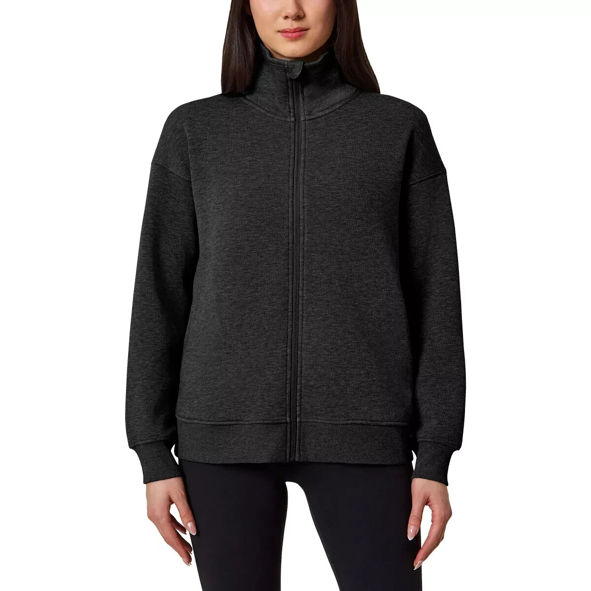Mondetta Ladies' Fleece Full-Zip Jacket, Heather(1797068) | eBay