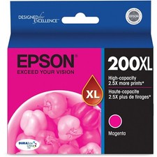 NEW GENUINE EPSON 200XL MAGENTA INK CARTRIDGE