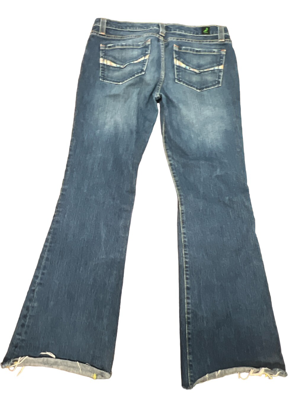 Kasil David lim boot cut raw hem patchwork pocket… - image 2