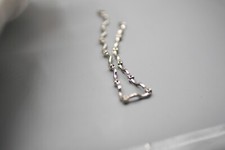 7" 10K W Gold Diamond Tennis Bracelet - 4.3 Grams P1