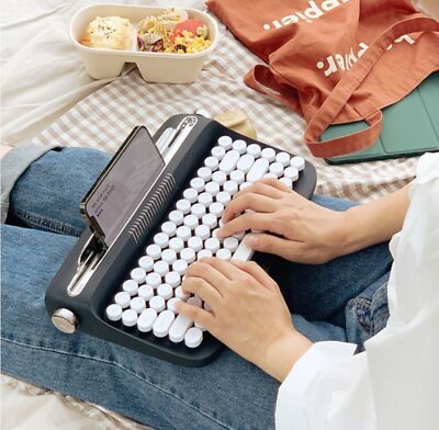 Actto Retro Mini Bluetooth Multi-Pairing Wireless Keyboard / B303