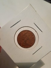 1971 Canadian Elizabeth II 1 Cent Penny Canada 1970s Coin