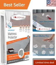 Waterproof Mattress Protector in Grey - Sleeper Size Fitted Sheet