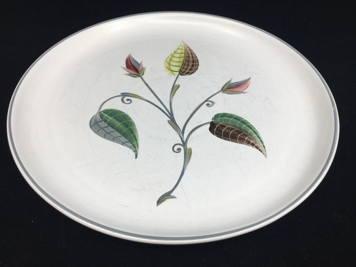 1 Dinner Plate Denby Stoneware UK Spring Molleaf Leaf Bud Langley 19635 England