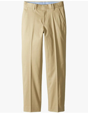 Tommy hilfger boys twill dress pants tan straight leg 16