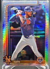 Topps 2024-2025 Jose Siri 2 - Card Lot New York Mets, Tampa Bay Rays