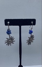 Dellapine Sterling Silver Lapis Chips Sun Burst 2