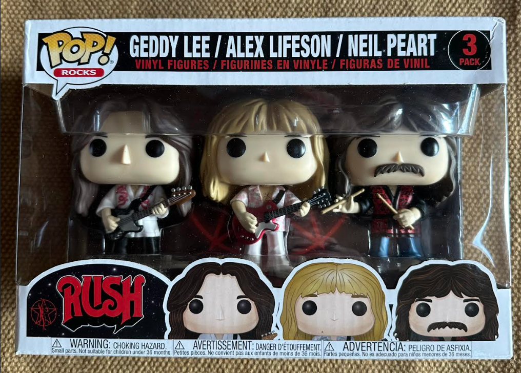 Funko Pop! Vinyl: Geddy Lee / Alex Lifeson / Neil Peart - Rush 3