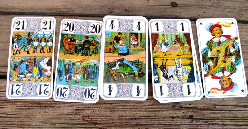 TAROT DECK Baptiste Paul Grimaud Made in France Complete Beautiful MINT