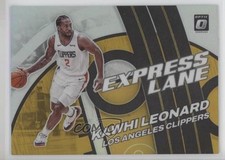 2021-22 Panini Donruss Optic Express Lane Gold Prizm 8/10 Kawhi Leonard #24 0kr0