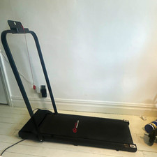 Home Fitness Code Electric Folding Treadmill, LED Display, Safety Key, Black
