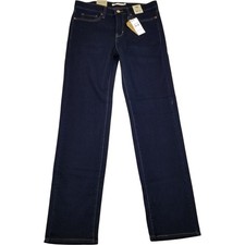 Levi's Women's 314 Shaping Straight Mid-Rise Stretch Denim Jean 29x32 Dark Wash