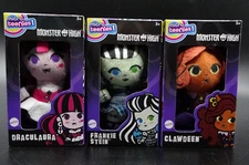 2025 Mattel x Micro Teenies "MONSTER💀HIGH" 3" Plush Doll "You Pick" NIB